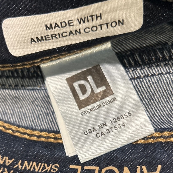 NWT DL1961 Angel Mid-Rise Skinny Ankle Jeans in Mariner (Size 27) - Picture 9 of 9
